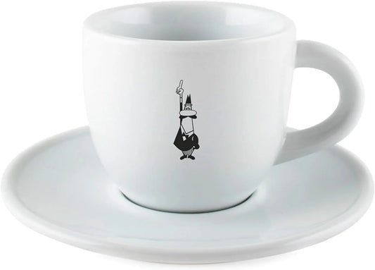 Bialetti Cups Porcelain Coffee Cup, White