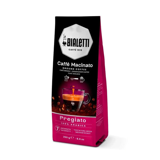 Bialetti Moka Intenso Ground Coffee, Medium Roast, 250g