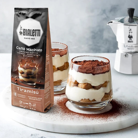 Bialetti Moka Tiramisu Ground Coffee, Medium Roast, 250g
