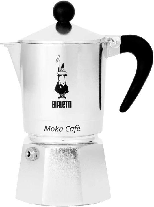 Bialetti Moka Express 3 Cup Moka Pot, Aluminum Stovetop Espresso Maker