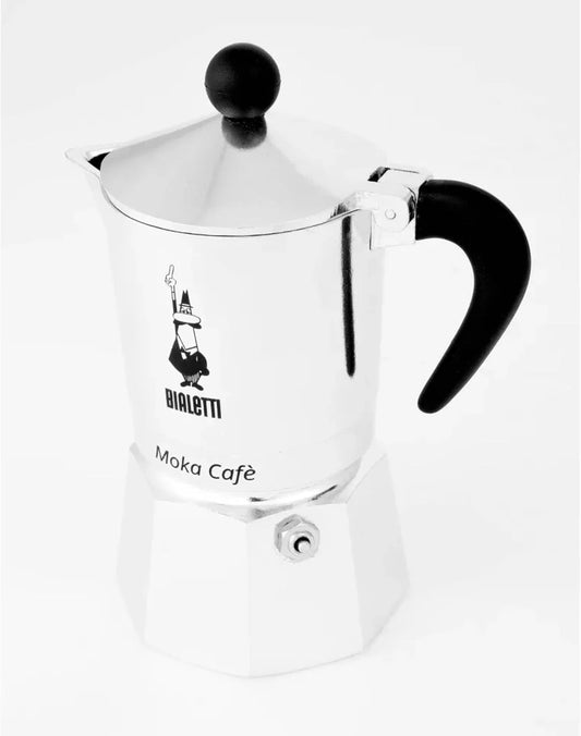 Bialetti Moka Express 3 Cup Moka Pot, Aluminum Stovetop Espresso Maker